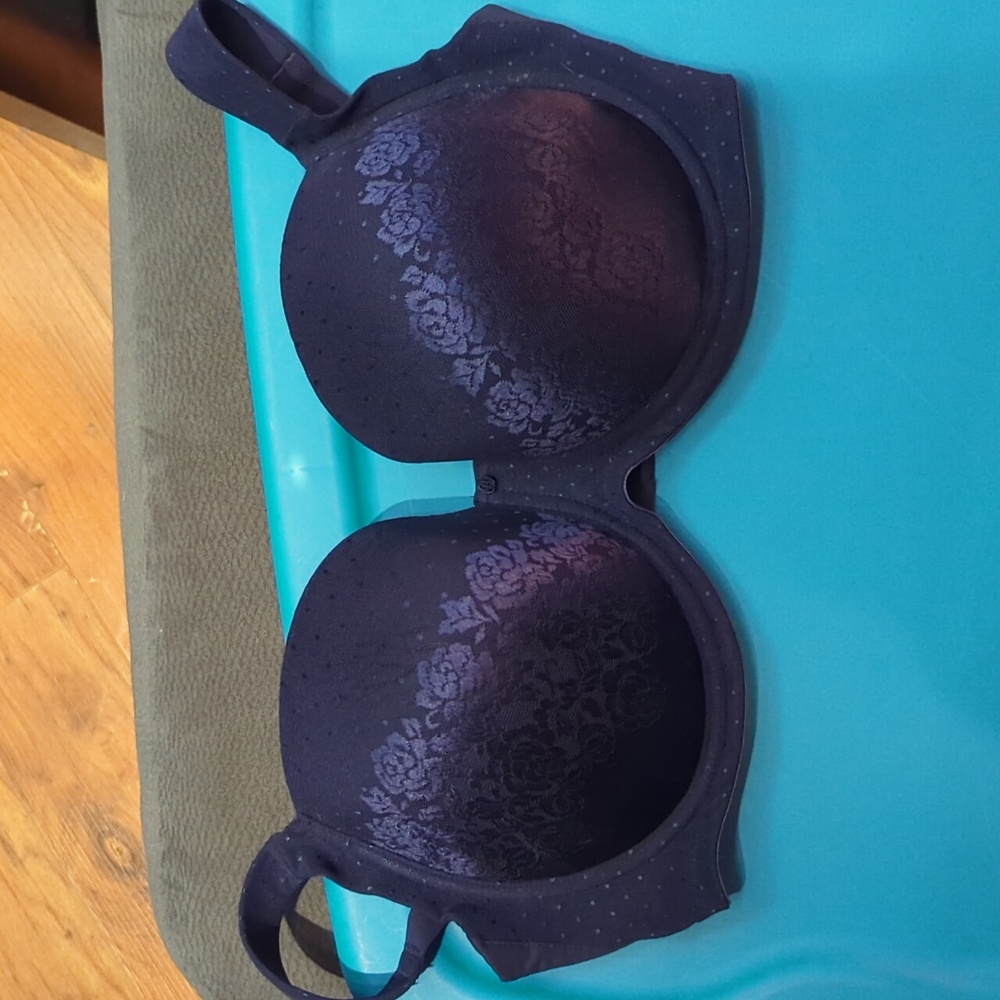 Soma Deep Purple Floral Bra